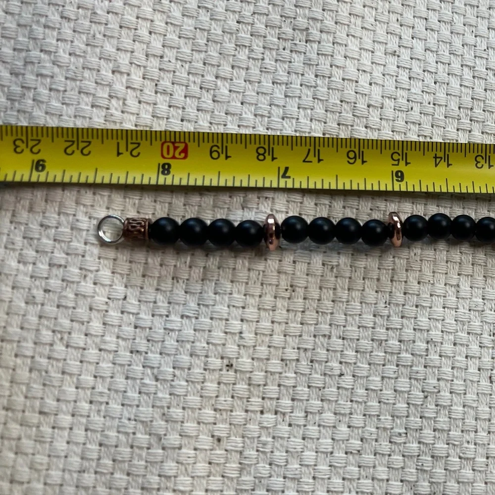 Bracelet Set (3) Cats  Eye Beads- Handmade‎